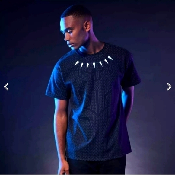 Disney Store Black Panther Costume T-Shirt, sz XXL - Picture 3 of 14